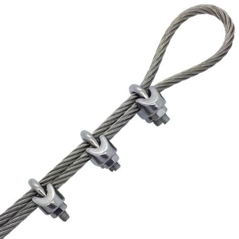 Mm Stainless Steel Wire Rope Grips Din Gs Products