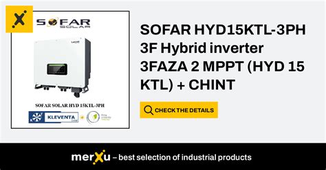 Sofar Solar Sofar Hyd Ktl Ph F Hybrid Inverter Faza Mppt Hyd