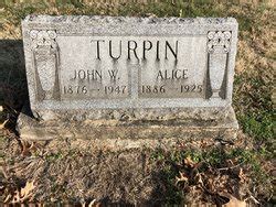 Alice Wood Turpin M Morial Find A Grave