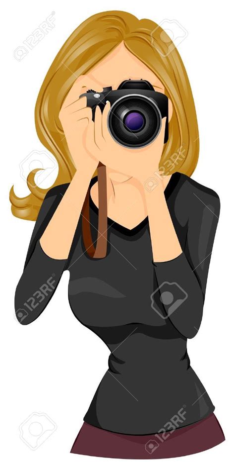 Photographer Girl Cartoon