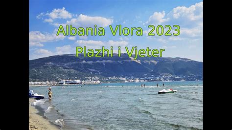 Albania Vlora 2023 Plazhi i Vjeter beach Албанія Вльора пляж