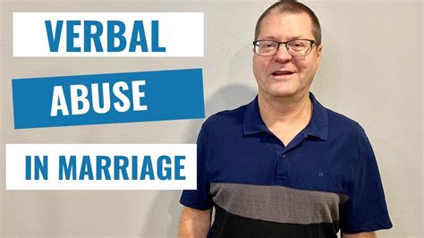 Verbal Abuse In Marriage Ask Dr Clarke Youtube