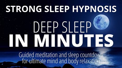 Deep Sleep Hypnosis To Fall Asleep Fast Reduce Anxiety Stop