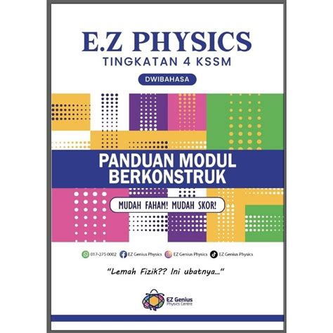 Buku Latihan Fizik Kertas Panduan Modul Berkonstruk Fizik Physics