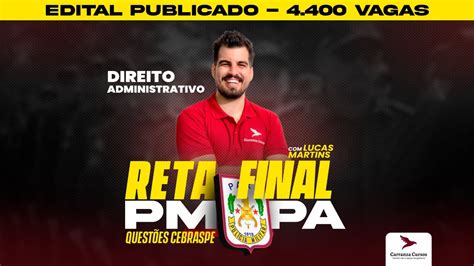 Pmpa Direito Administrativo Reta Final Quest Es Cebraspe