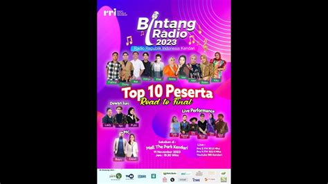 Malam Babak Final Bintang Radio Indonesia Rri Kendari Youtube