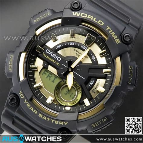 Buy Casio Analog Digital Telememo World Time Sport Watch Aeq 110bw 9a Aeq110w Buy Watches