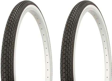 Amazon Tire Set 2 Tires Two Tires Duro 26 X 1 75 Black White