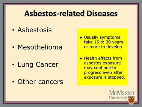 Ppt Mcmaster University Asbestos Awareness Powerpoint Presentation