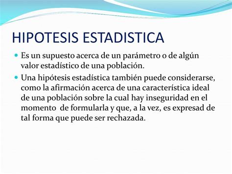 Hipotesis Ejemplos Estadistica