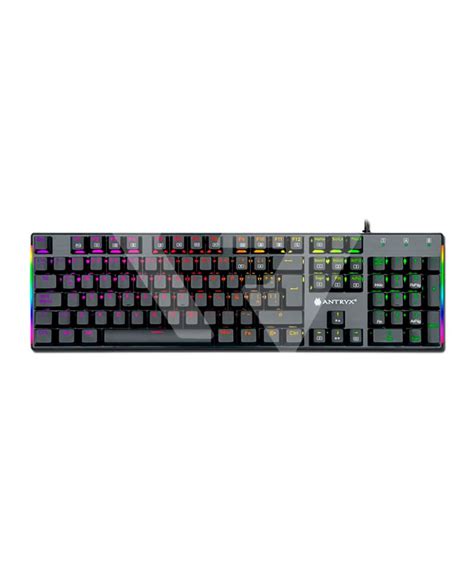 Teclado Mecanico Antryx Chrome Storm Mk Red Switch Amk Cs Kre