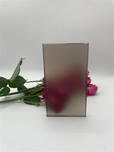 3 10mm Acid Etched Glass Sheet Satin Frosted Glass Door With Factory