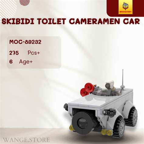 MOC Factory Movies and Games 89232 Skibidi Toilet Cameramen Car | WANGE ...