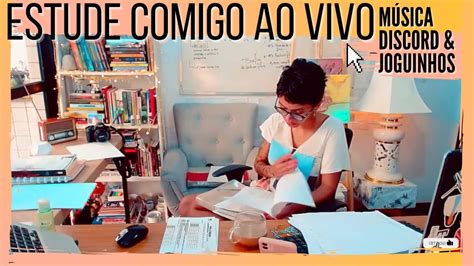 ESTUDE COMIGO AO VIVO Por 4 HORAS LOFI Music E Discord Study With