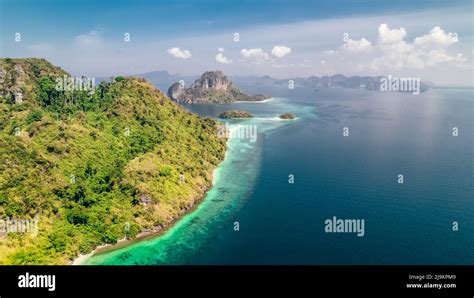 Tropical Turquoise Blue Water With Ko Poda And Ko Kai Island In The