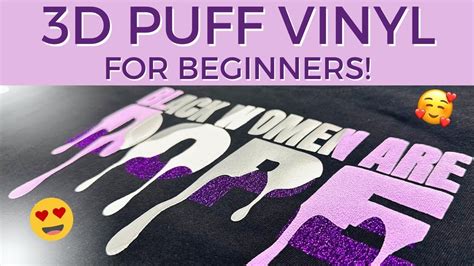 puff vinyl walakut vinyl  beginners cricut vinyl vinyl