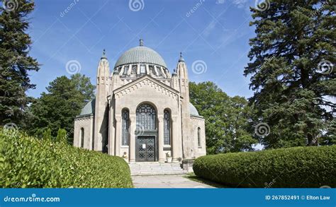 Gothic-style Church Building Exterior with Architectural Dome and ...