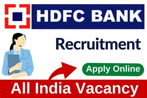 HDFC Bank Recruitment 2025 Notification PDF » Apply Online