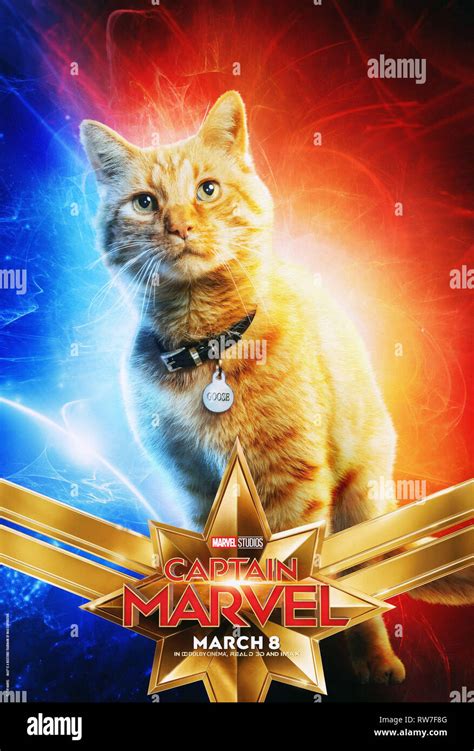 CAPTAIN MARVEL US Character Poster Goose 2019 Walt Disney Studios