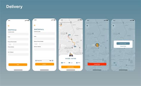 Logistics Mobile App Design On Behance