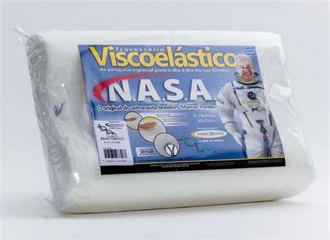 Travesseiro Nasa cervical ortopédico anatômico Original do astronauta