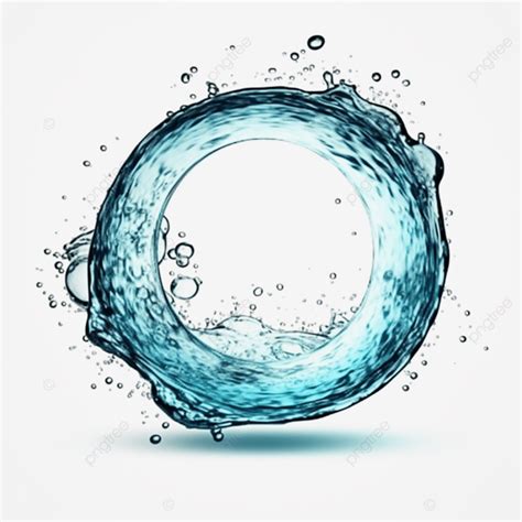 Water Circle Blue Transparent Hydrosphere Transparent Water Drops