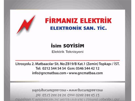 Elektrik Kartviziti Elektronik Kartviziti Tamirci Uydu Kartvizit