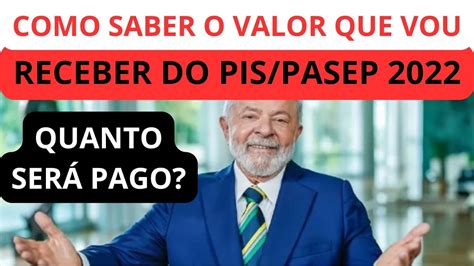 QUAL O VALOR DO PIS PASEP ANO BASE 2022 Como É Determinado O Valor