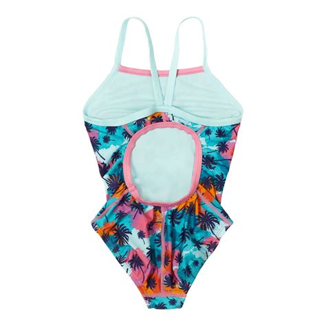 Speedo Girls Print Propel Back One Piece Swimsuit Sportchek