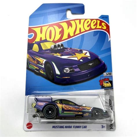 Машинка Hot Wheels Bargain price MUSTANG NHRA FUNNY CAR PURPLE купить с доставкой по