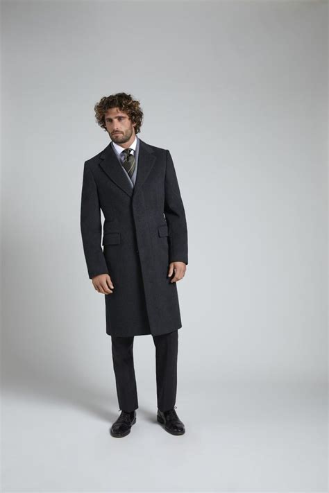 Mens Outerwear Luxury Mens Wool Overcoats And Raincoats Huntsman