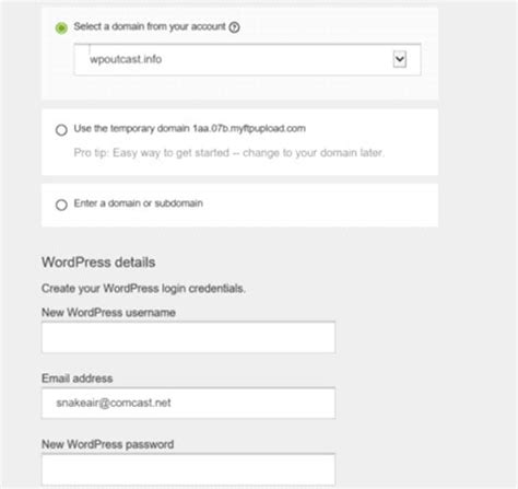 Cómo instalar WordPress en el alojamiento administrado WP de GoDaddy