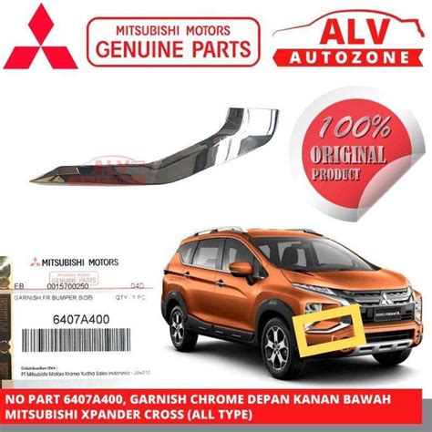 Jual Lis Garnish Bumper Depan Kanan Bawah Xpander Cross 6407a400 Di