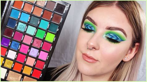 Bperfect Carnival Xl Pro Palette Tutorial Blue And Green Cutcrease