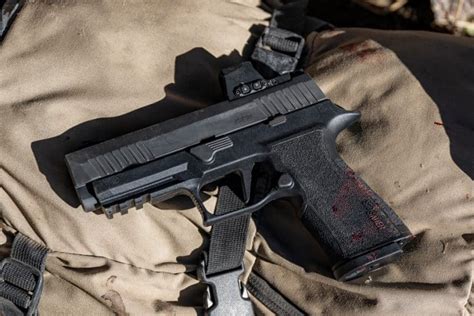 The SIG SAUER P320 XTEN COMP 10mm SA Handgun Review Hook Barrel