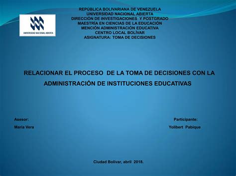 “principios Fundamentales Del Proceso De La Toma De Decisiones” Ppt