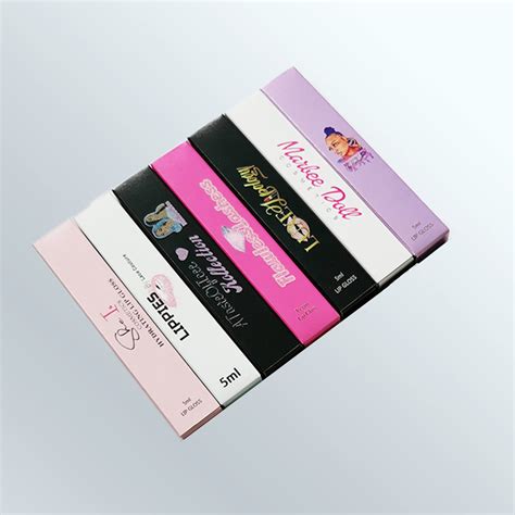 100pcs Custom Lip Gloss Boxes Packaging With Logo Packaging Etsy