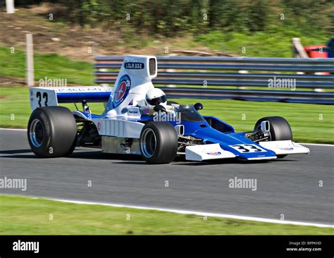 Lola T332 Formula 5000 Racing Car On The Avenue At Oulton Park Motor