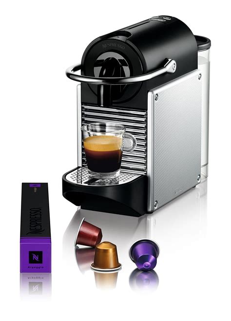 Nespresso Pixie Espresso Machine By DeLonghi With Aeroccino Aluminum