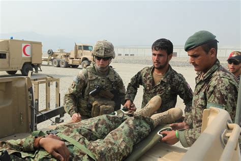 201st Afghan National Army Medics Get Refresher Article The United States Army