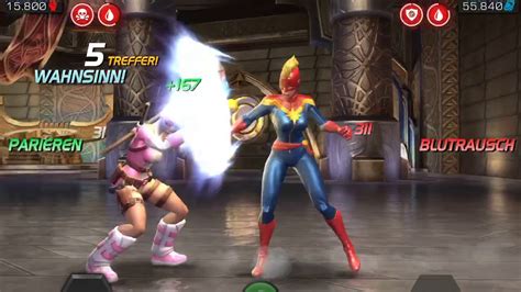 Mcoc Rol 5 R5 Gwenpool Vs Captain Marvel Youtube