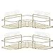 Navaris Corner Shower Caddy Set Of 2 No Drilling Bathroom Shelves