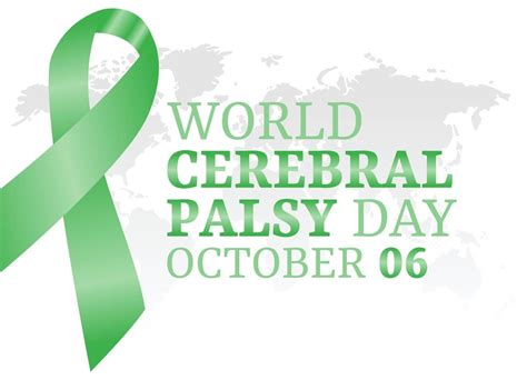 Vector Graphic Of World Cerebral Palsy Day Good For World Cerebral