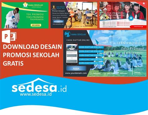 Download Desain Promosi Sekolah Ppt Sedesaid