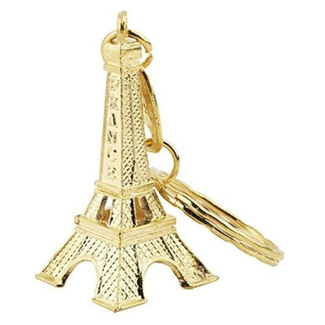 Cute Retro Mini Paris Eiffel Tower Model Keychain Keyring Keyfob Metal