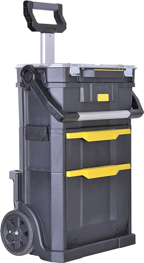 Stanley Rolling Workshop 2in1 19 Tool Carry Organiser Drawer