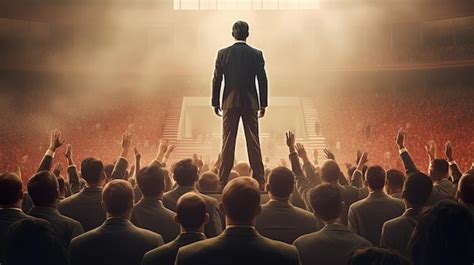 Premium Photo Leadership Conceptual Image A True Born Leader Standing