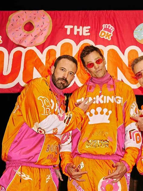 Super Bowl Dunkin Donuts Jacket | Ben Affleck Dunkings Jacket