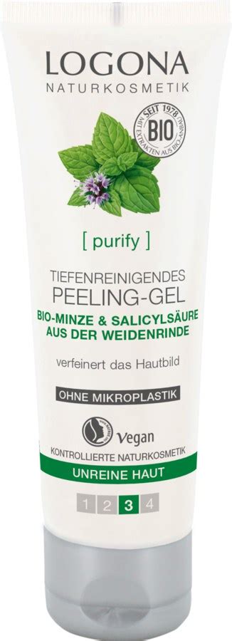 Logona Tiefenreinigendes Peeling Gel Naturpur Shop