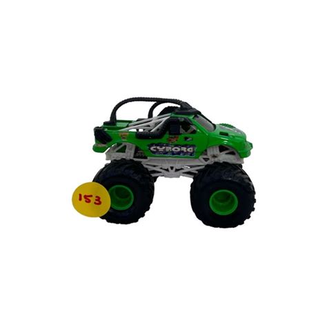 Toys Green Cyborg Hot Wheels Monster Jam Truck Poshmark